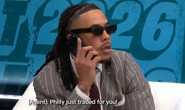 Moment sauvage du repêchage de la NFL Les Eagles font