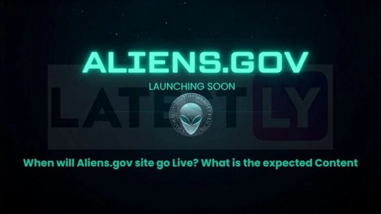 Quand le site Aliens.gov sera-t-il opérationnel ? Ce qui est