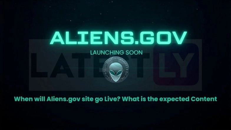 Quand le site Aliens.gov sera-t-il opérationnel ? Ce qui est