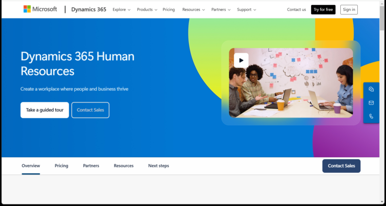 Revisión del software de recursos humanos Microsoft Dynamics 365 Human