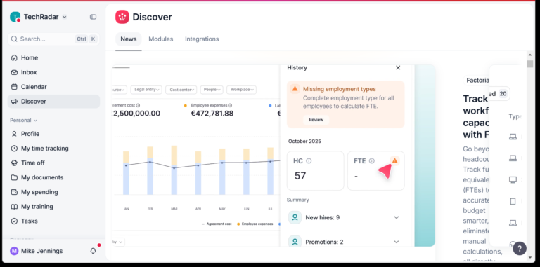 Revisión del software de recursos humanos factorial | TecnologíaRadar