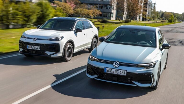 Se revelan los híbridos Volkswagen Golf y T-Rock 2026, los