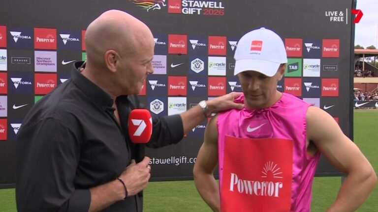 Stawell regala angustia cuando el velocista australiano Brendan Matthews sufre