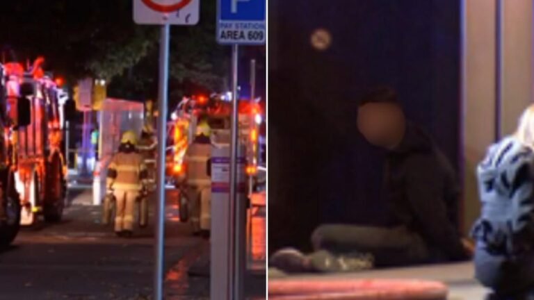 Tres arrestados después de que se produjera un incendio en