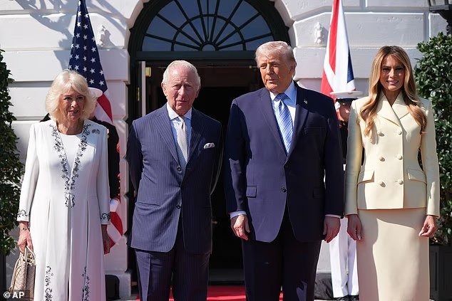 Trump et Melania accueillent le roi Charles et la reine