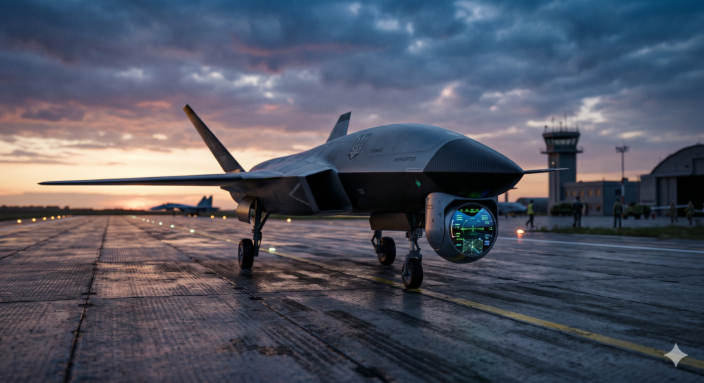 Ucrania muestra un dron interceptor controlado desde un búnker remoto