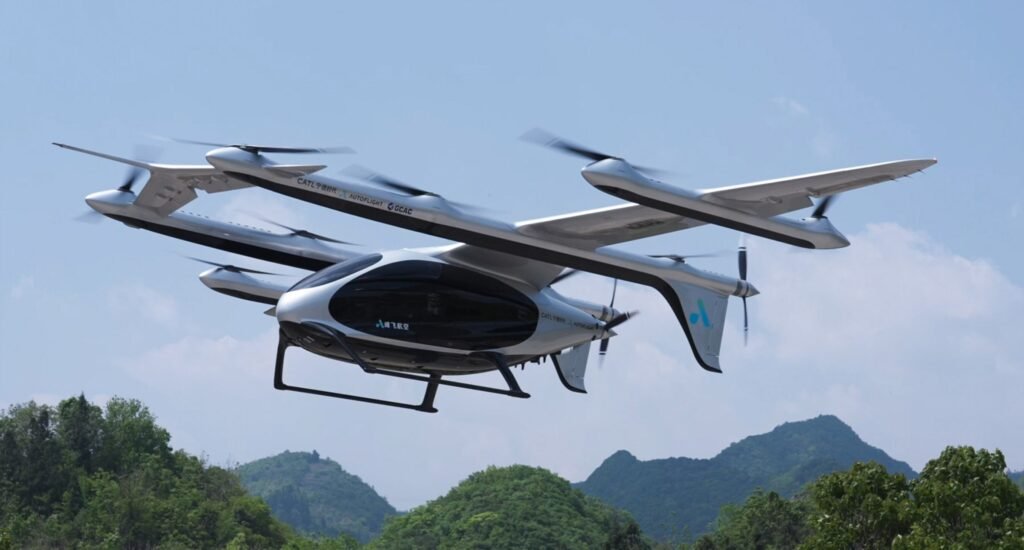 Un dron de carga no tripulado de 2 toneladas demuestra