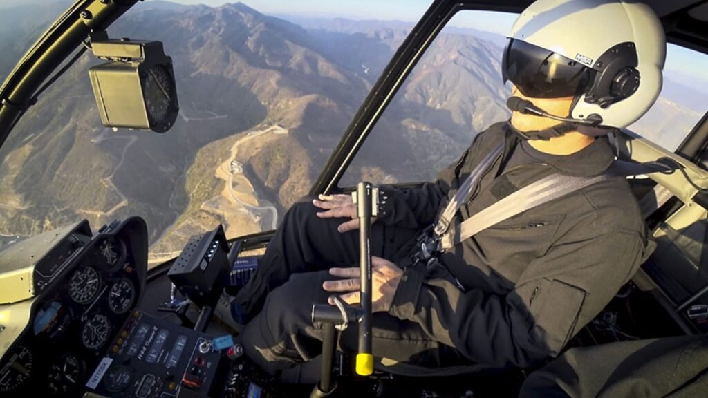 Un helicóptero Chinook de 64 años aterrizó sin intervención del