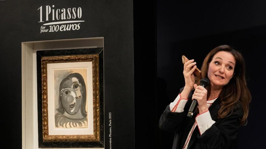 Un hombre gana un cuadro de Picasso de un millón
