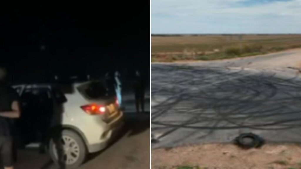 Un impactante video muestra a una pandilla supuestamente rompiendo la