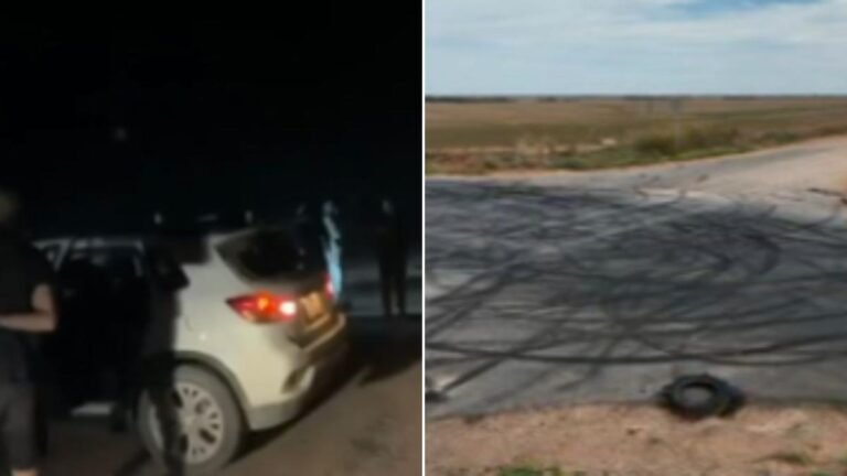 Un impactante video muestra a una pandilla supuestamente rompiendo la