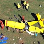 Un piloto de 58 años lucha por su vida después