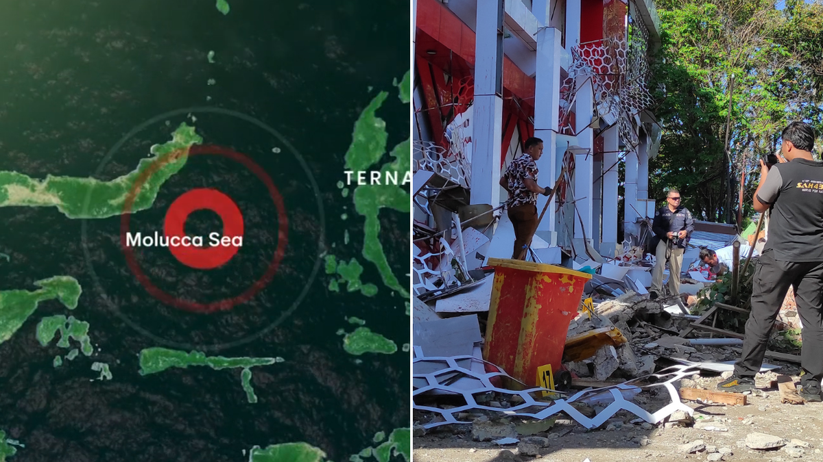 Un terremoto de magnitud 7,6 sacudió la costa de Indonesia