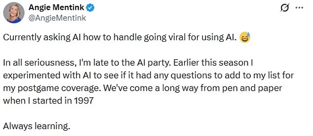 Une journaliste de la MLB a la réponse parfaite à