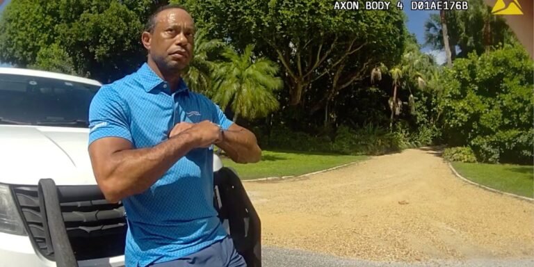 Une vidéo montre Tiger Woods disant aux députés qu'il l'avait