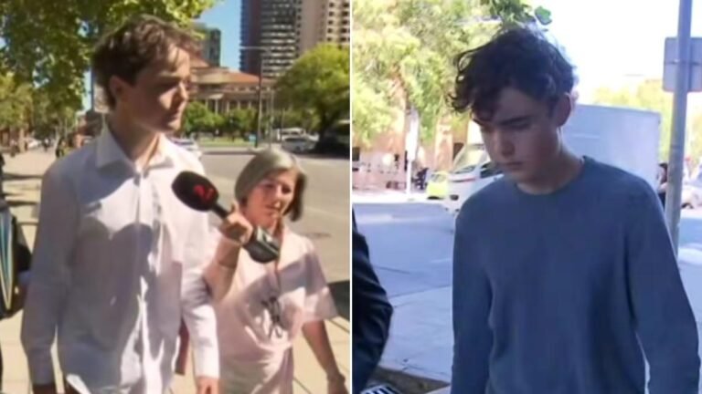 William Yates, exalumno de una escuela privada de Adelaida, se