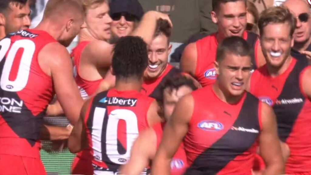 Zac Merrett ayudó a Essendon a romper una racha de