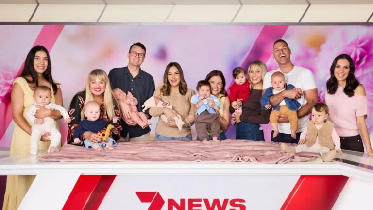 11 bebés en 12 meses: una creciente familia de 7NEWS