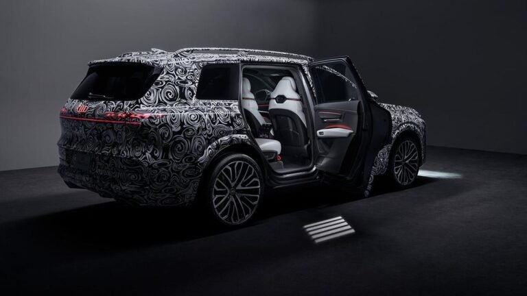Audi Q9 2027: se revela el interior del nuevo SUV