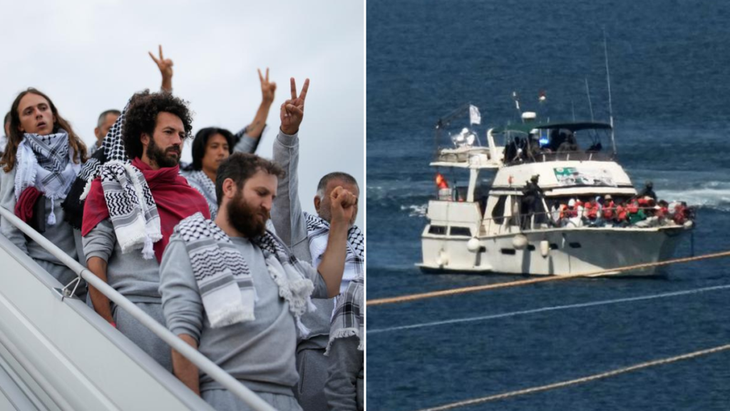 Australianos entre los cientos de activistas de la flotilla de