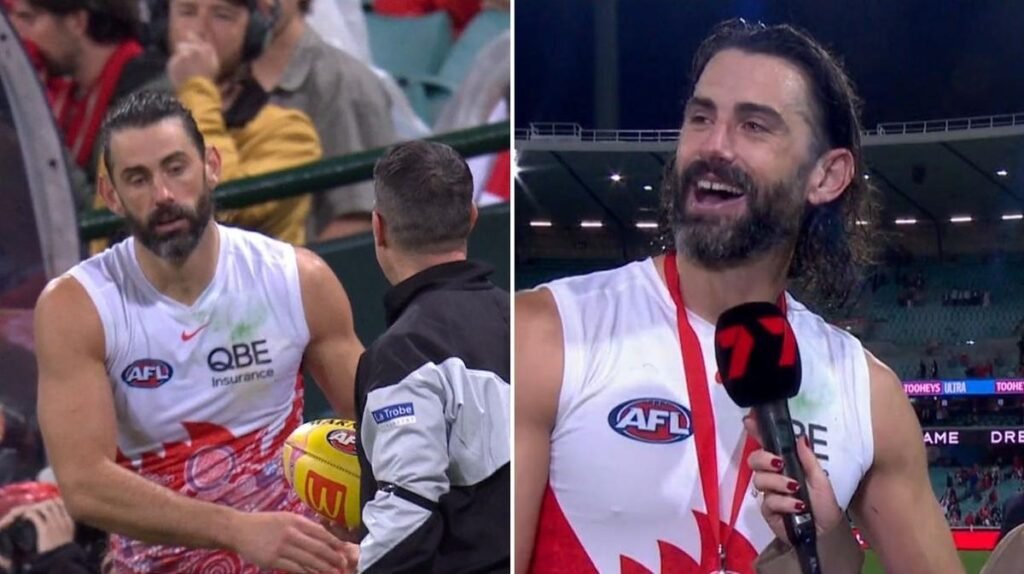 Brodie Grundy habla sobre el intercambio a mitad del partido