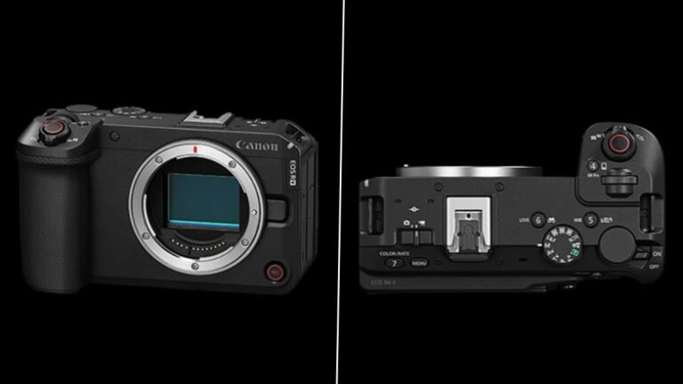 Canon EOS R6 V avec capteur 32,5 MP et objectif