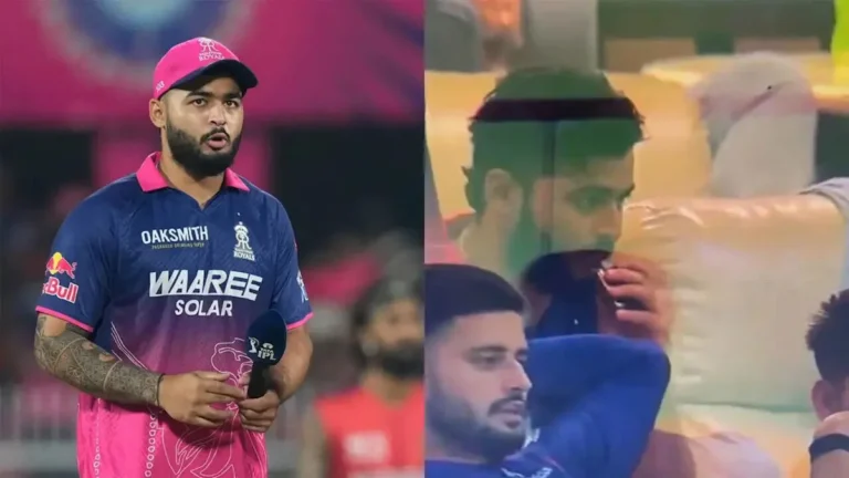 Conflit sur la cigarette électronique Riyan Parag : Ravichandran Ashwin