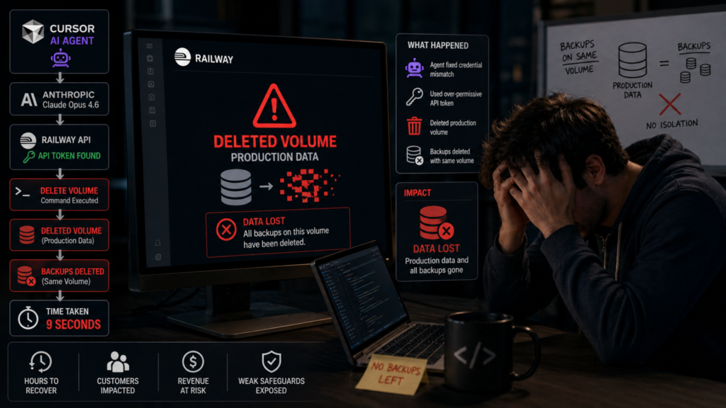 Cursor AI Coding Agent elimina toda la base de datos