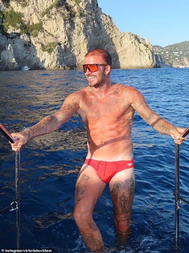 David Beckham, 51 ans, montre son physique ciselé dans de