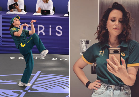 El atleta olímpico australiano Raygun ha revelado que su carrera