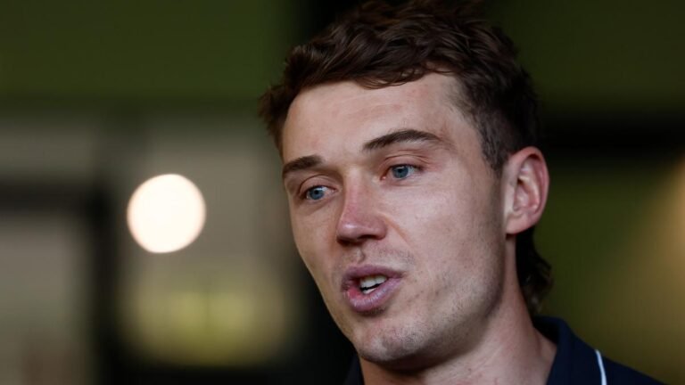 El capitán de Carlton, Patrick Cripps, quiere ser jugador del