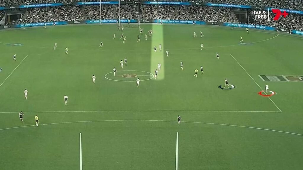 El capitán del Carlton, Patrick Cripps, expuesto ante un espectáculo