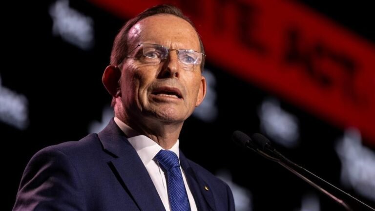 El ex primer ministro Tony Abbott ha sido nombrado presidente