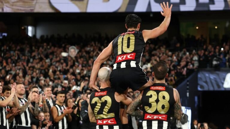 El jersey de Scott Pendlebury usado en el partido número