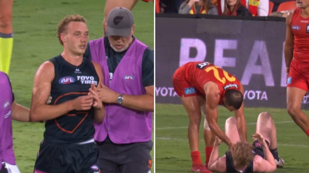 El joven de GWS, Ryan Angwin, sorprendido por la rapidez,