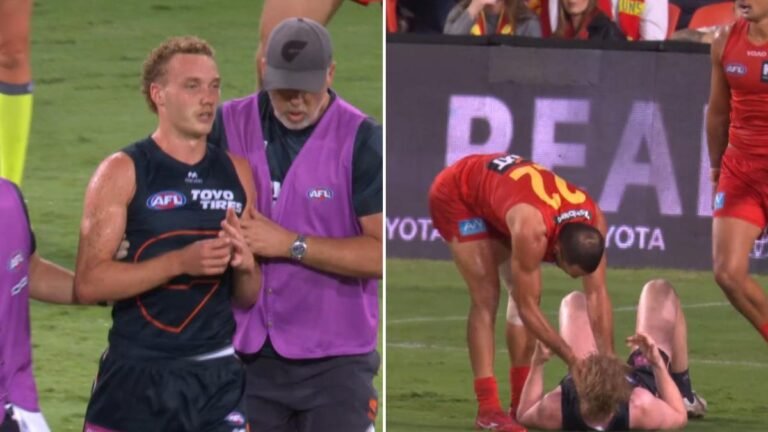 El joven de GWS, Ryan Angwin, sorprendido por la rapidez,