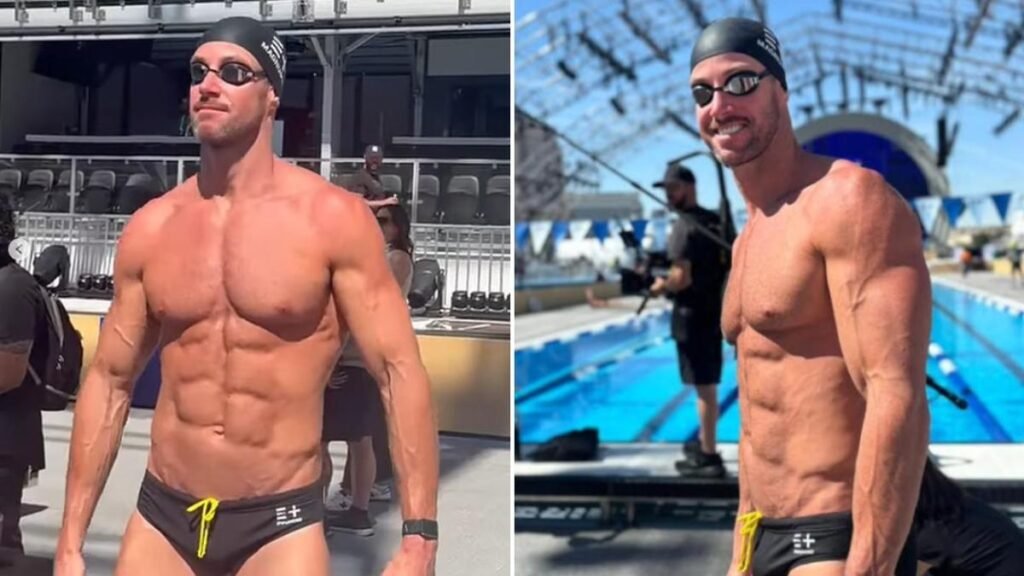 El jugoso nadador australiano James Magnussen está compitiendo en los