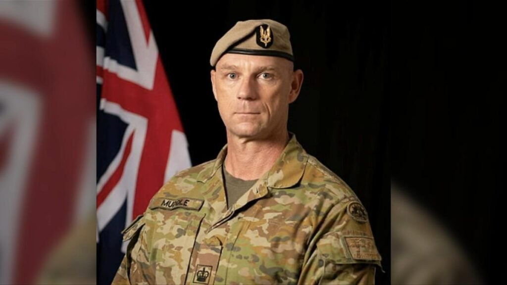 El soldado australiano Lachlan Muddle murió en una colisión en