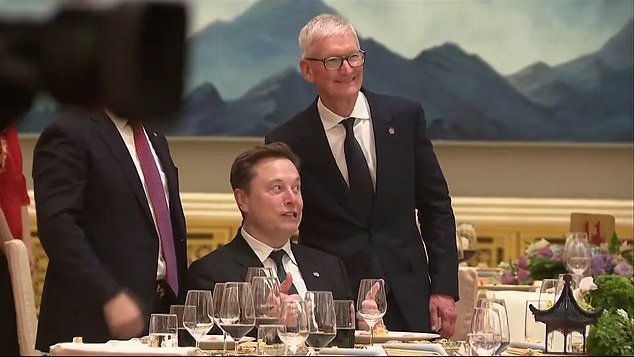 Elon Musk animé fait une série de grimaces bizarres alors