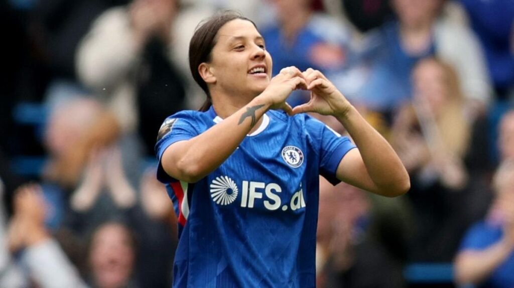 Escenas emotivas cuando la superestrella de Matildas, Sam Kerr, se