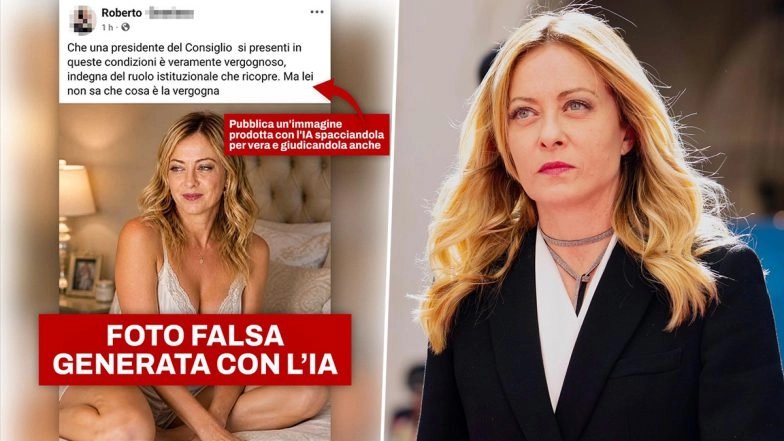 Giorgia Meloni Photo virale : le Premier ministre italien s'exprime contre