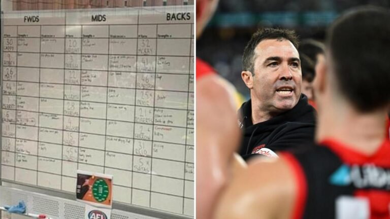 Han surgido notas crueles sobre los jugadores de Essendon de