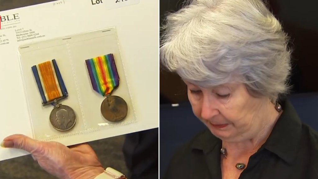 'He superado': las medallas de guerra robadas se reúnen con