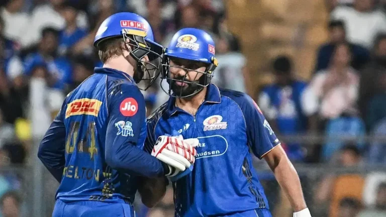 IPL 2026 : Rohit Sharma et Ryan Rickelton écrivent l'histoire