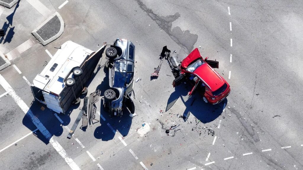 Importante respuesta de emergencia a un accidente grave en Ellenbrook