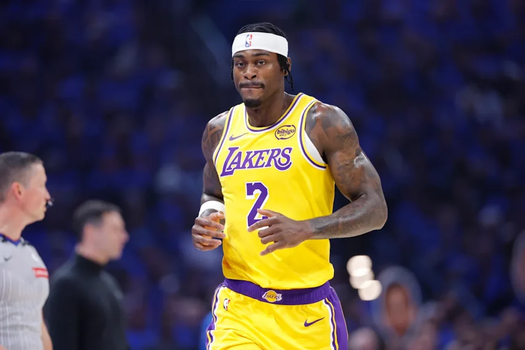 Jared Vanderbilt des Lakers quitte le premier match au début