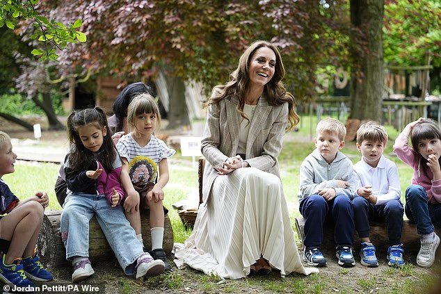 Kate revient à la nature alors que la princesse de
