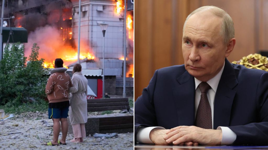 Kyiv se enfrentó al ataque mientras Rusia tomaba represalias por