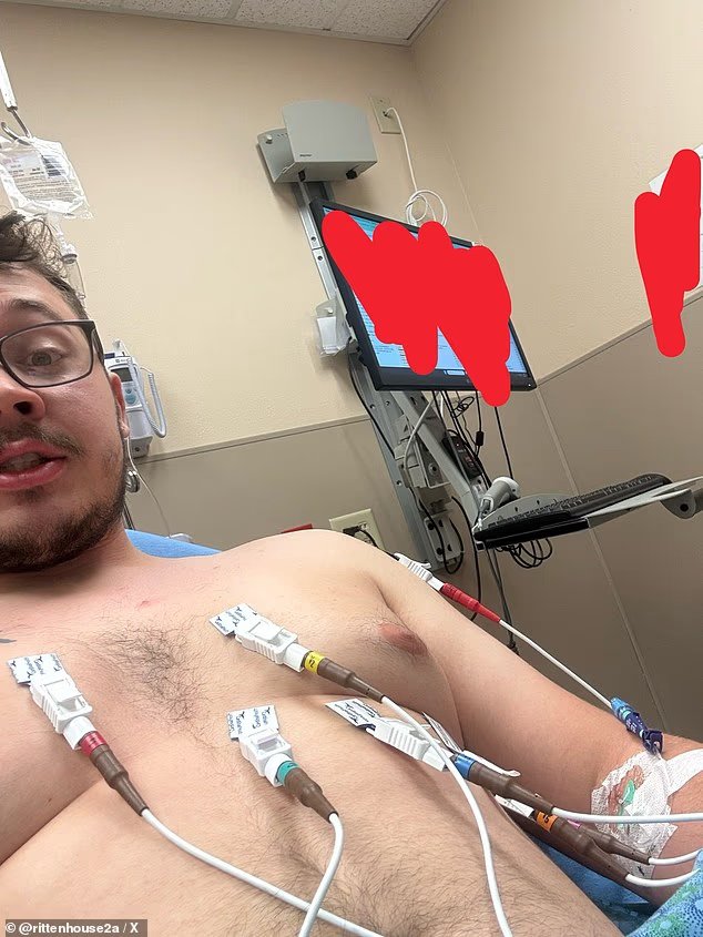 Kyle Rittenhouse hospitalisé après une vilaine morsure d'araignée venimeuse :