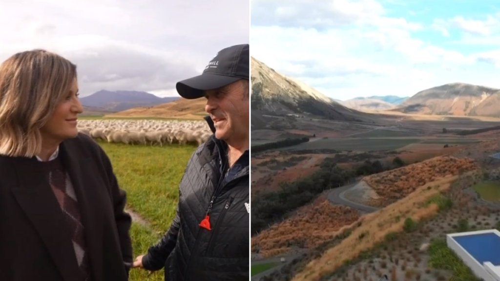 Kylie Gillies explora una estancia en una granja de lujo